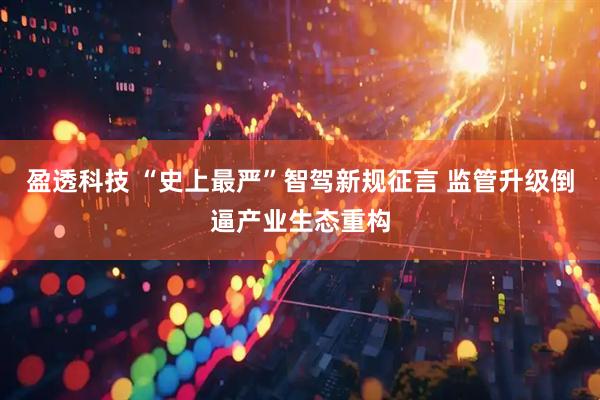 盈透科技 “史上最严”智驾新规征言 监管升级倒逼产业生态重构