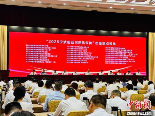 盈策略 浙江宁波第20次发布创业创新风云榜 民企持续当“主角”